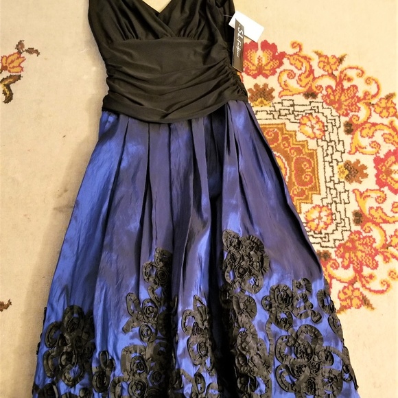 Vintage S.L. Fashions Party Dress NWT Size 8 - Picture 3 of 8